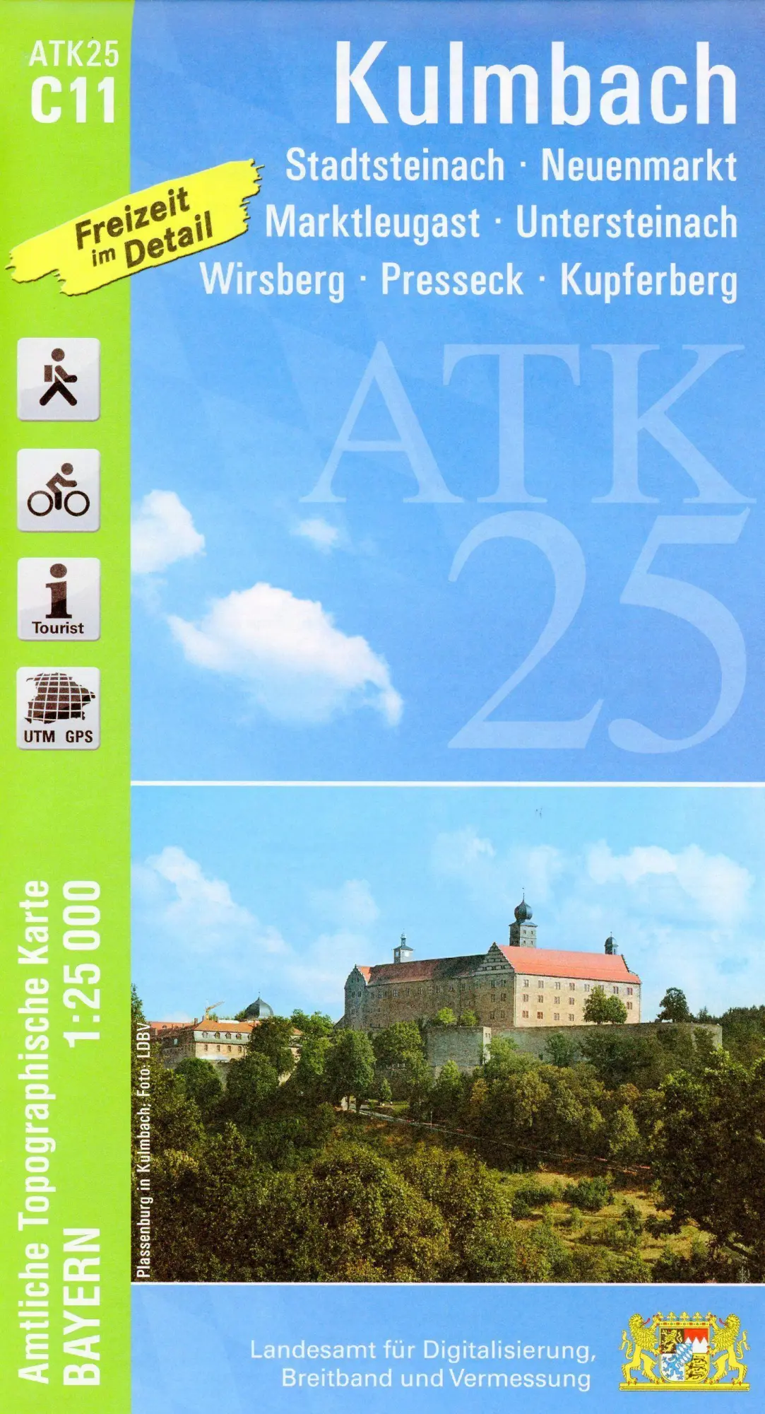 Cover: 9783899339130 | Kulmbach 1 : 25 000 | Digitalisierung | (Land-)Karte | Deutsch | 2021