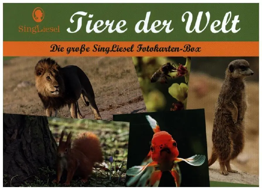 Cover: 4280000809230 | Tiere der Welt - Fotokarten für Senioren | SingLiesel Verlag | Box