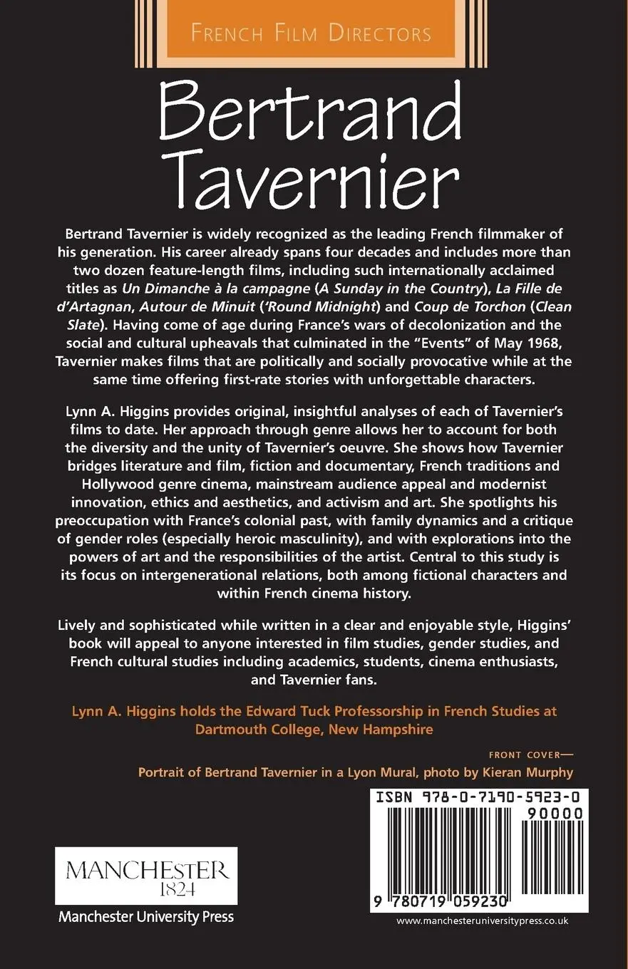 Rückseite: 9780719059230 | Bertrand Tavernier | Lynn Anthony Higgins | Taschenbuch | Englisch