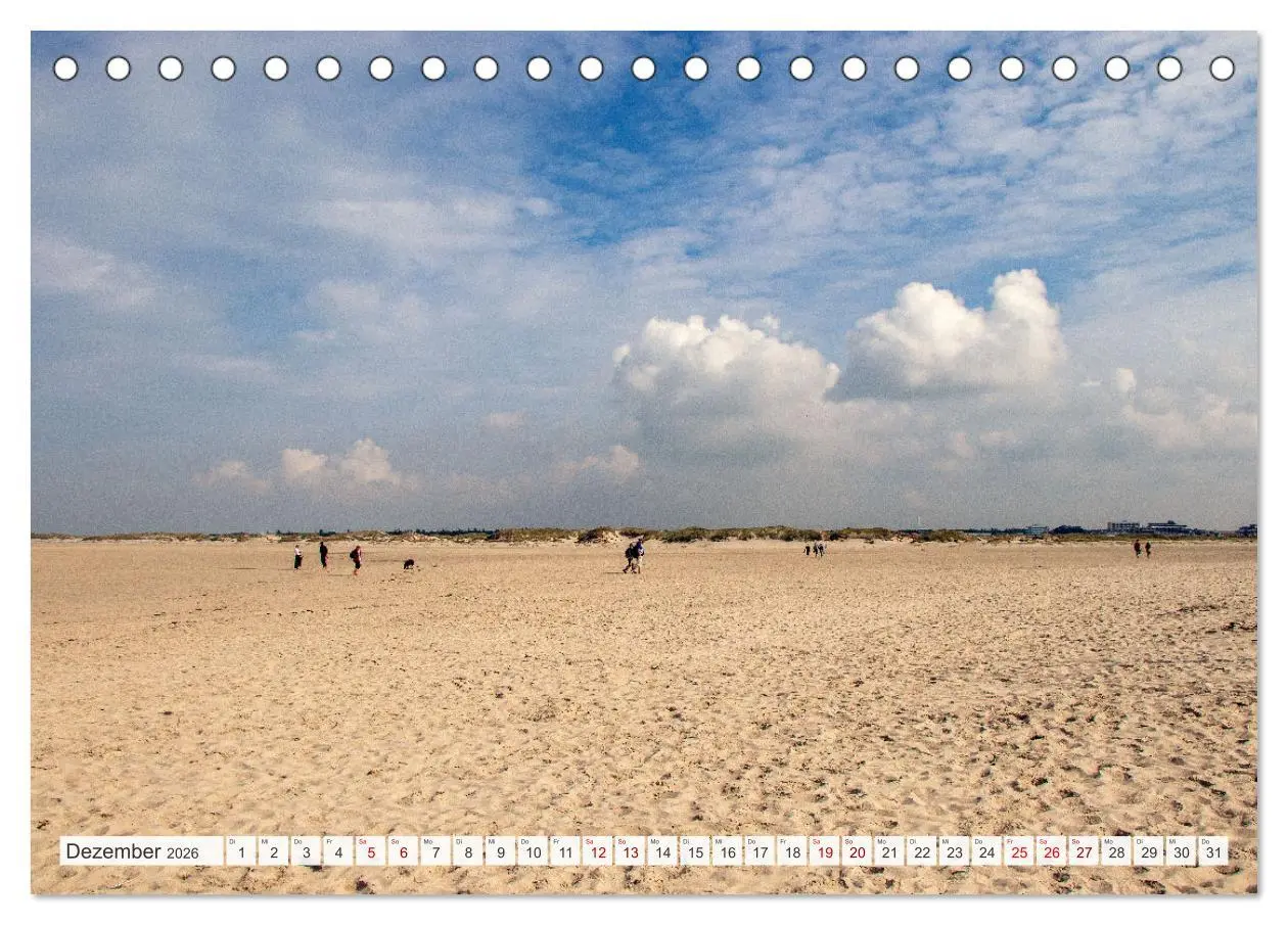 Bild: 9783457619230 | Urlaub in Nordfriesland (Tischkalender 2026 DIN A5 quer), CALVENDO...