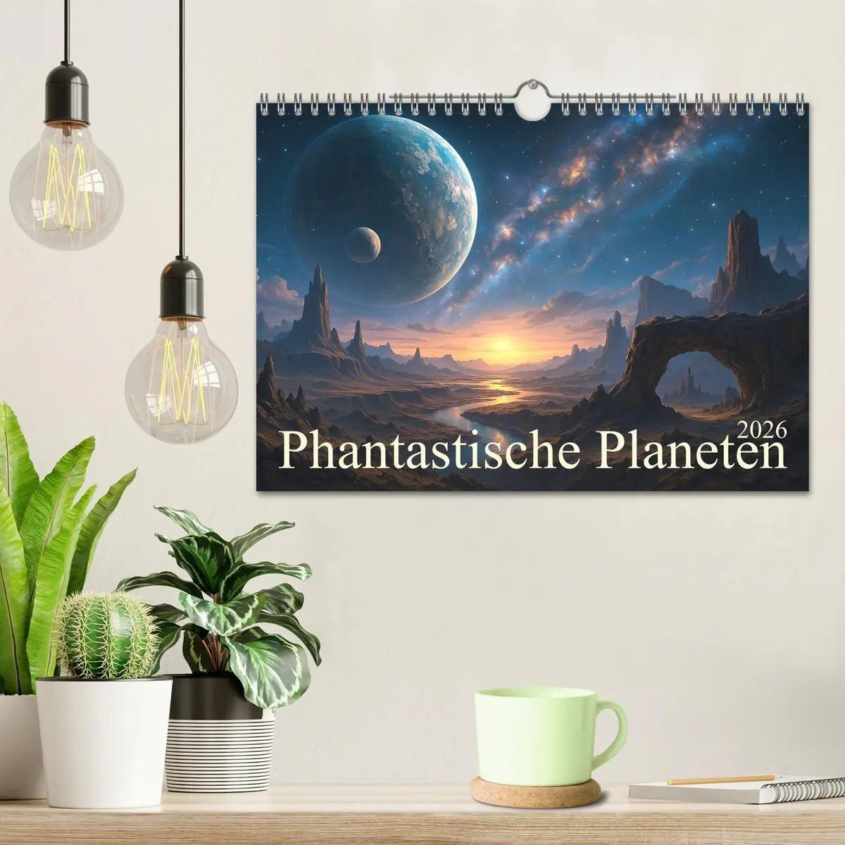 Bild: 9783516639230 | Phantastische Planeten (Wandkalender 2026 DIN A4 quer), CALVENDO...