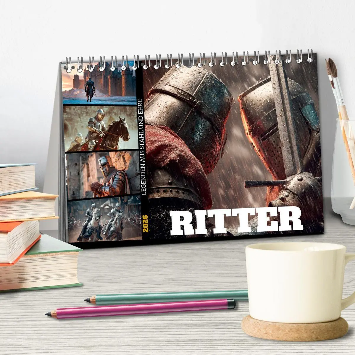 Bild: 9783516709230 | Ritter - Legenden aus Stahl und Ehre (Tischkalender 2026 DIN A5...