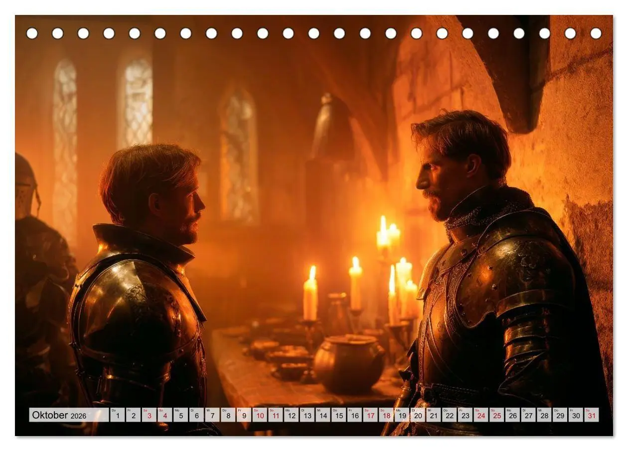 Bild: 9783516709230 | Ritter - Legenden aus Stahl und Ehre (Tischkalender 2026 DIN A5...