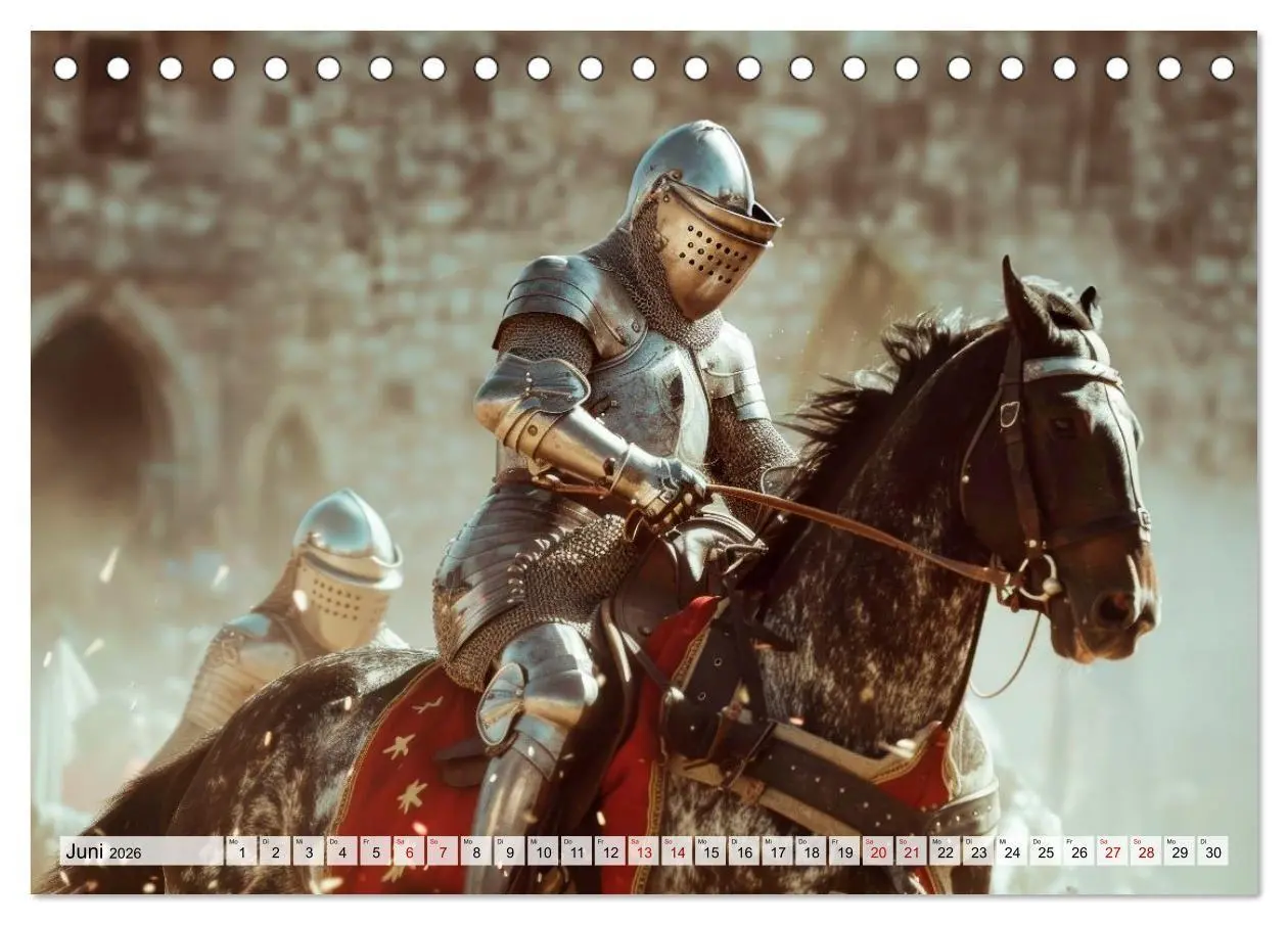Bild: 9783516709230 | Ritter - Legenden aus Stahl und Ehre (Tischkalender 2026 DIN A5...