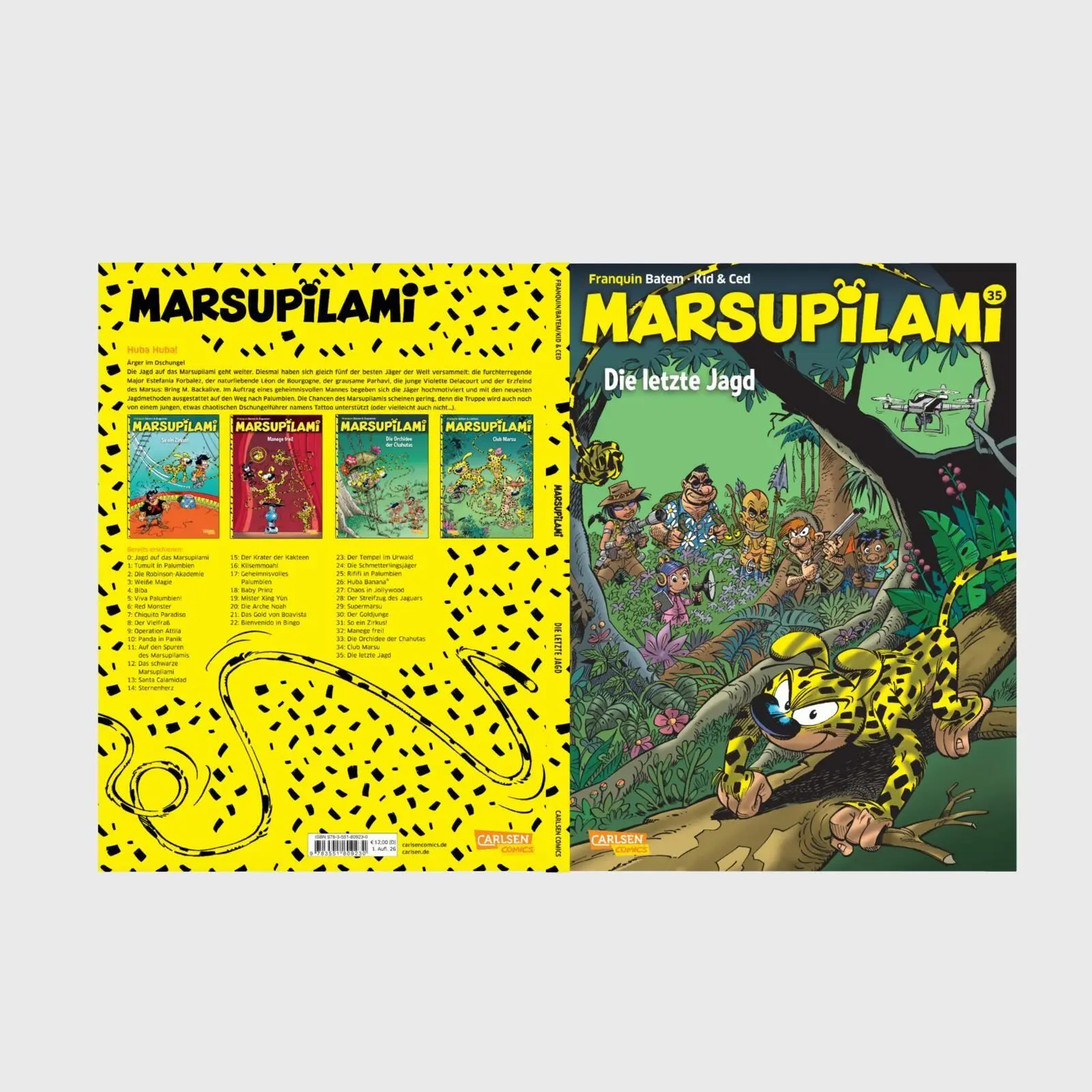 Bild: 9783551809230 | Marsupilami 35: Die letzte Jagd | André Franquin (u. a.) | Taschenbuch