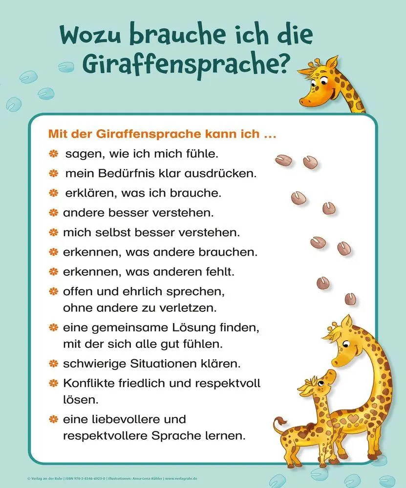 Bild: 9783834669230 | 12 Poster zur Giraffensprache | Redaktionsteam Verlag an der Ruhr