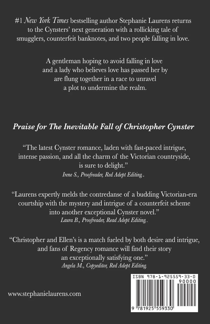 Rückseite: 9781925559330 | The Inevitable Fall of Christopher Cynster | Stephanie Laurens | Buch