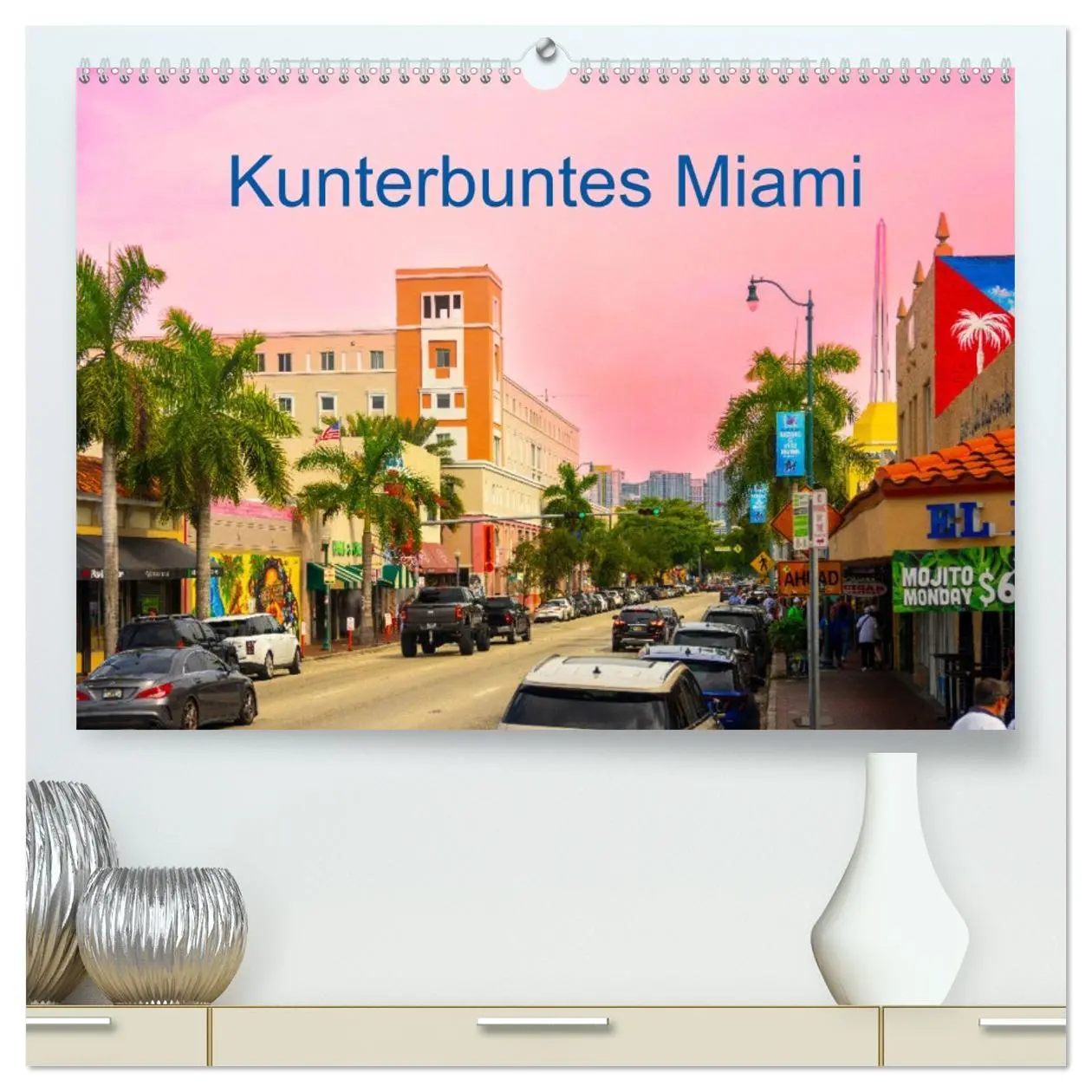 Cover: 9783457469330 | Kunterbuntes Miami (hochwertiger Premium Wandkalender 2026 DIN A2...
