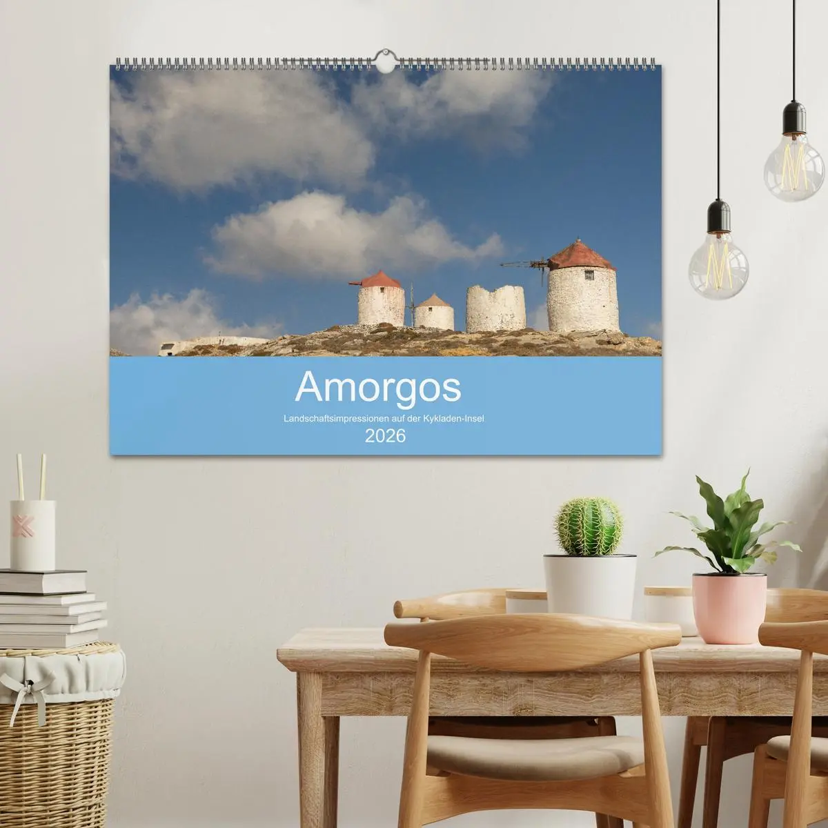 Bild: 9783457609330 | Amorgos - Kykladenimpressionen (Wandkalender 2026 DIN A2 quer),...