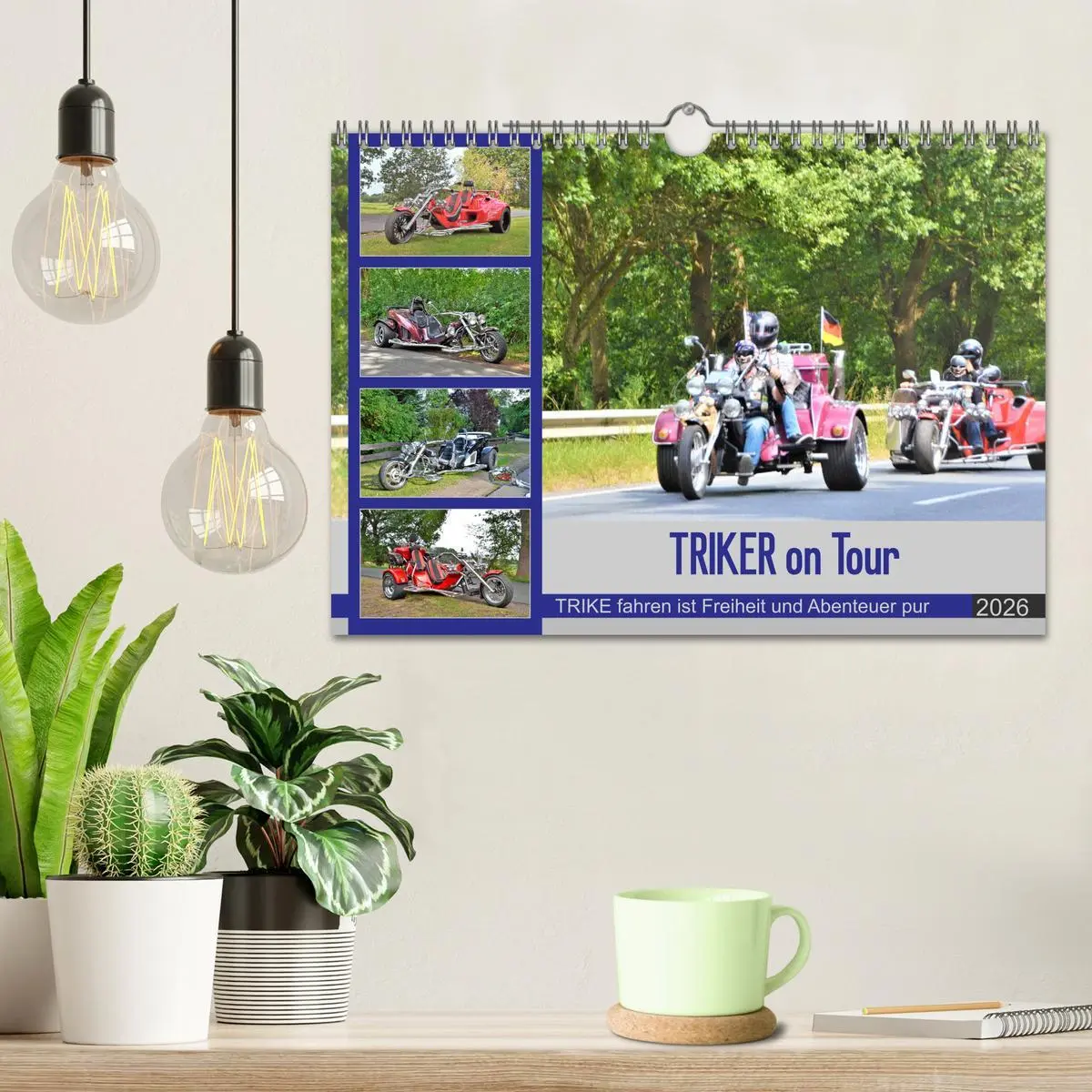 Bild: 9783457779330 | TRIKER on Tour (Wandkalender 2026 DIN A4 quer), CALVENDO...