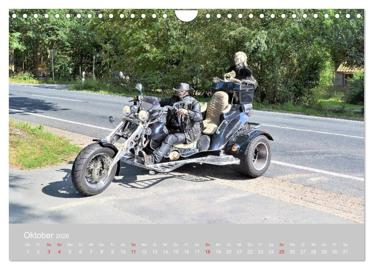 Bild: 9783457779330 | TRIKER on Tour (Wandkalender 2026 DIN A4 quer), CALVENDO...