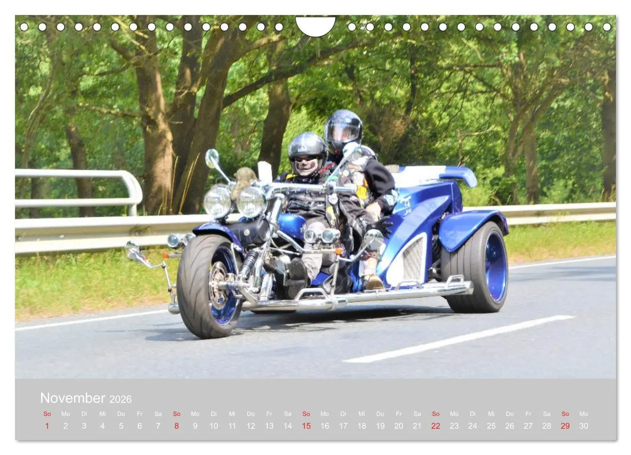 Bild: 9783457779330 | TRIKER on Tour (Wandkalender 2026 DIN A4 quer), CALVENDO...