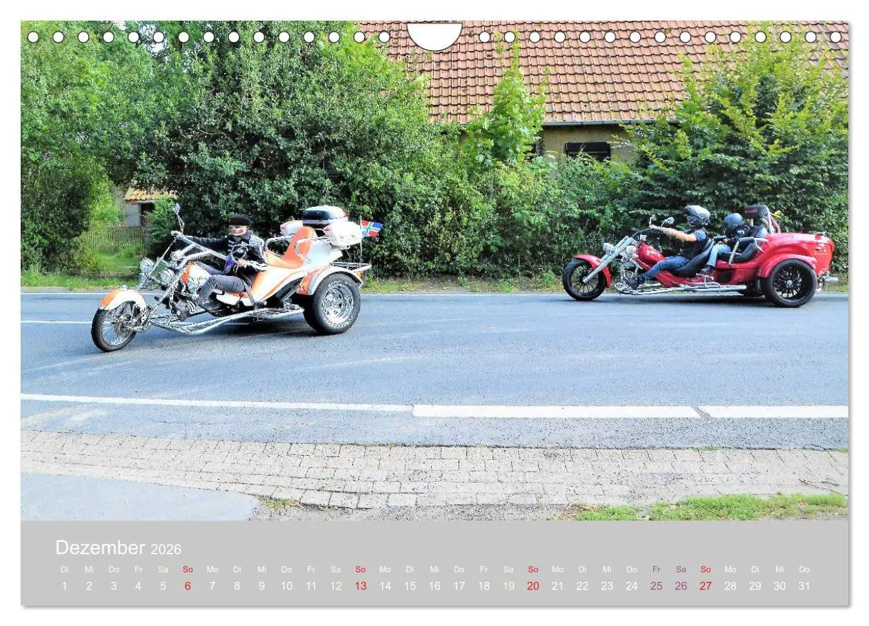 Bild: 9783457779330 | TRIKER on Tour (Wandkalender 2026 DIN A4 quer), CALVENDO...