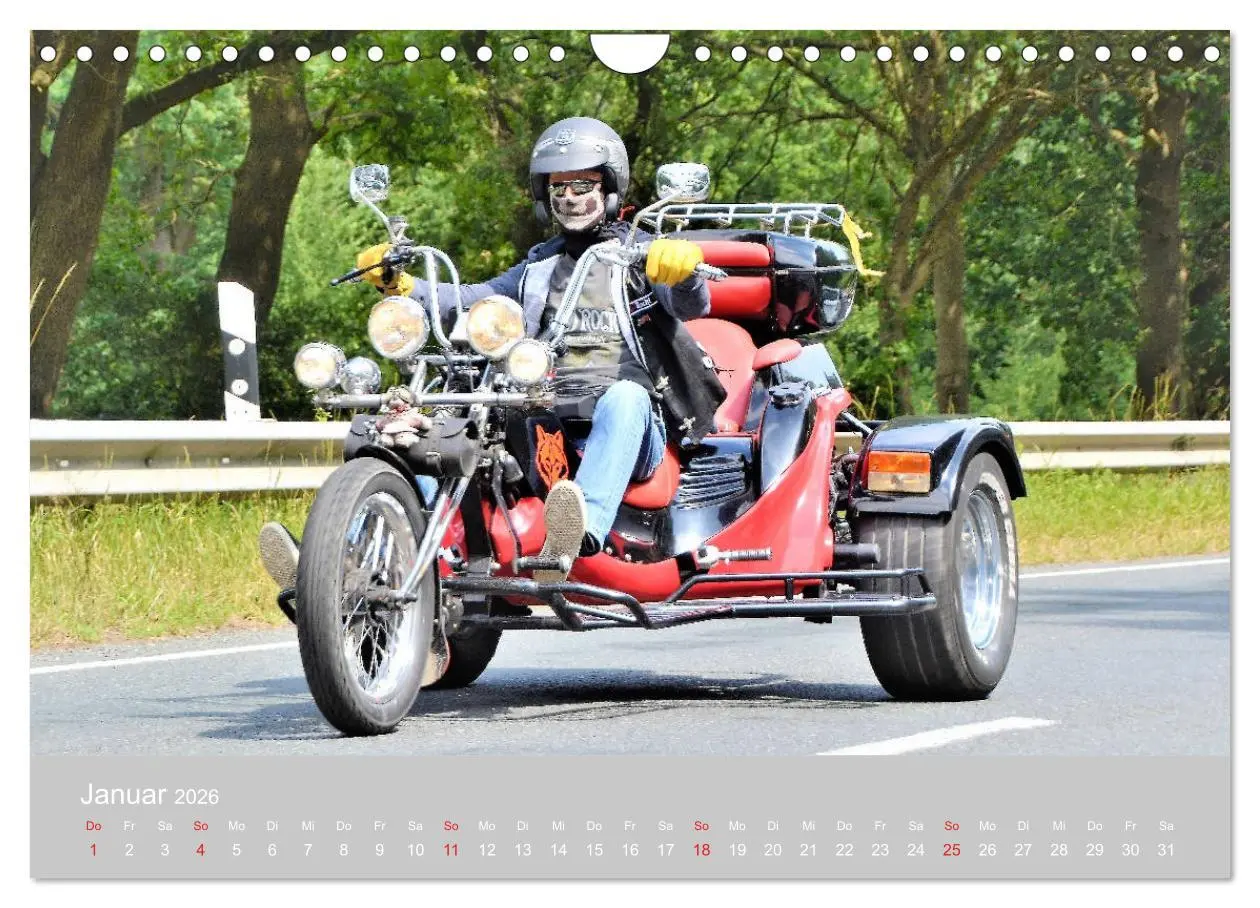 Bild: 9783457779330 | TRIKER on Tour (Wandkalender 2026 DIN A4 quer), CALVENDO...