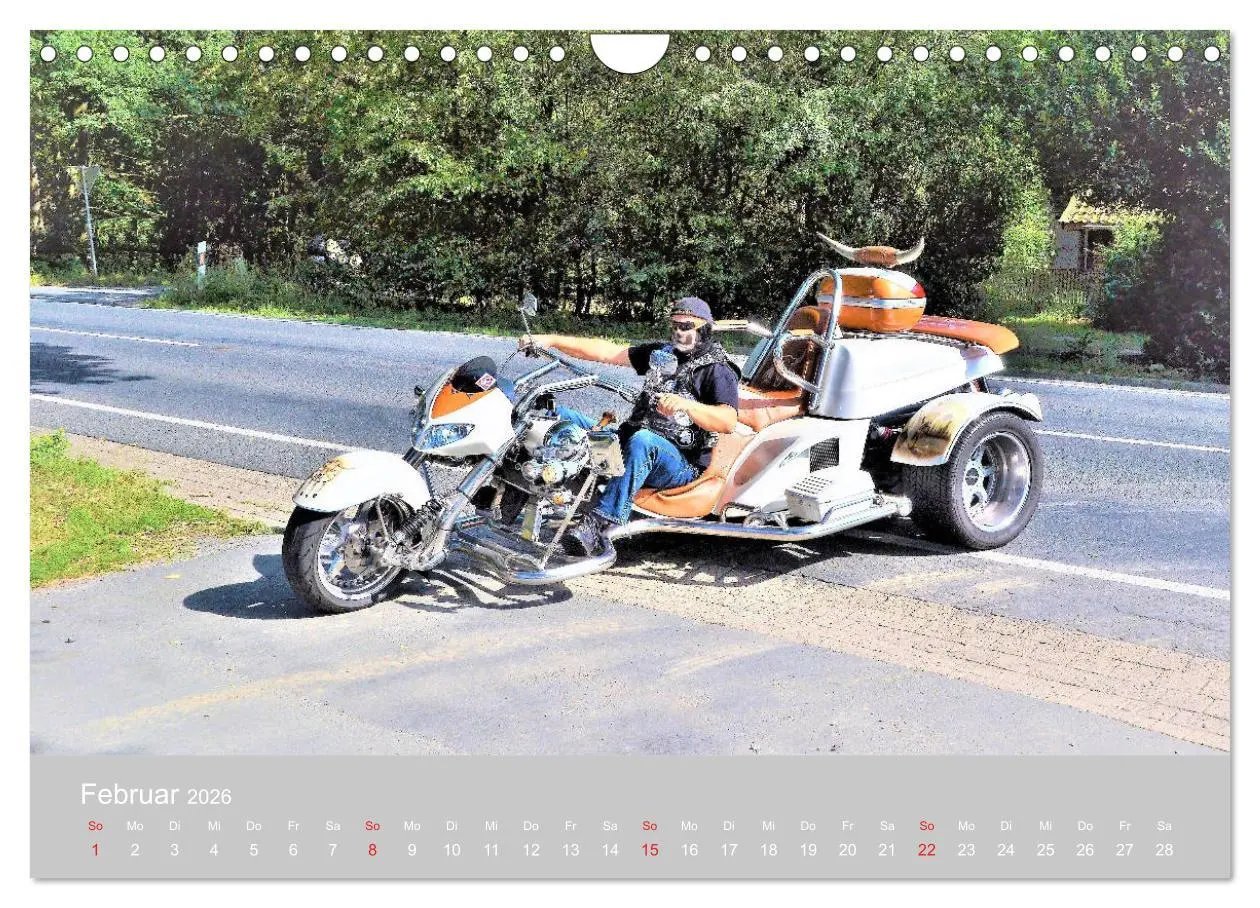 Bild: 9783457779330 | TRIKER on Tour (Wandkalender 2026 DIN A4 quer), CALVENDO...