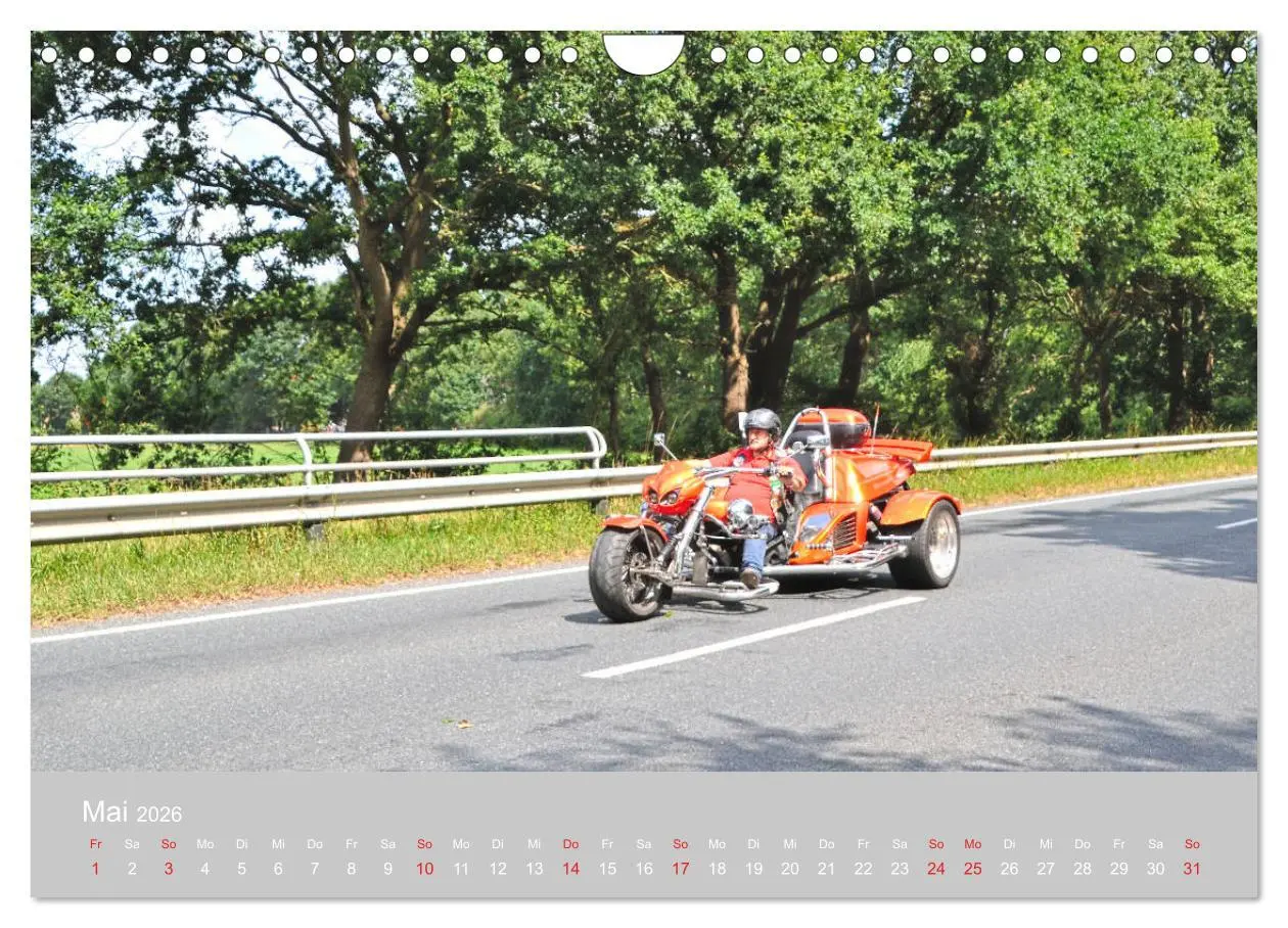 Bild: 9783457779330 | TRIKER on Tour (Wandkalender 2026 DIN A4 quer), CALVENDO...