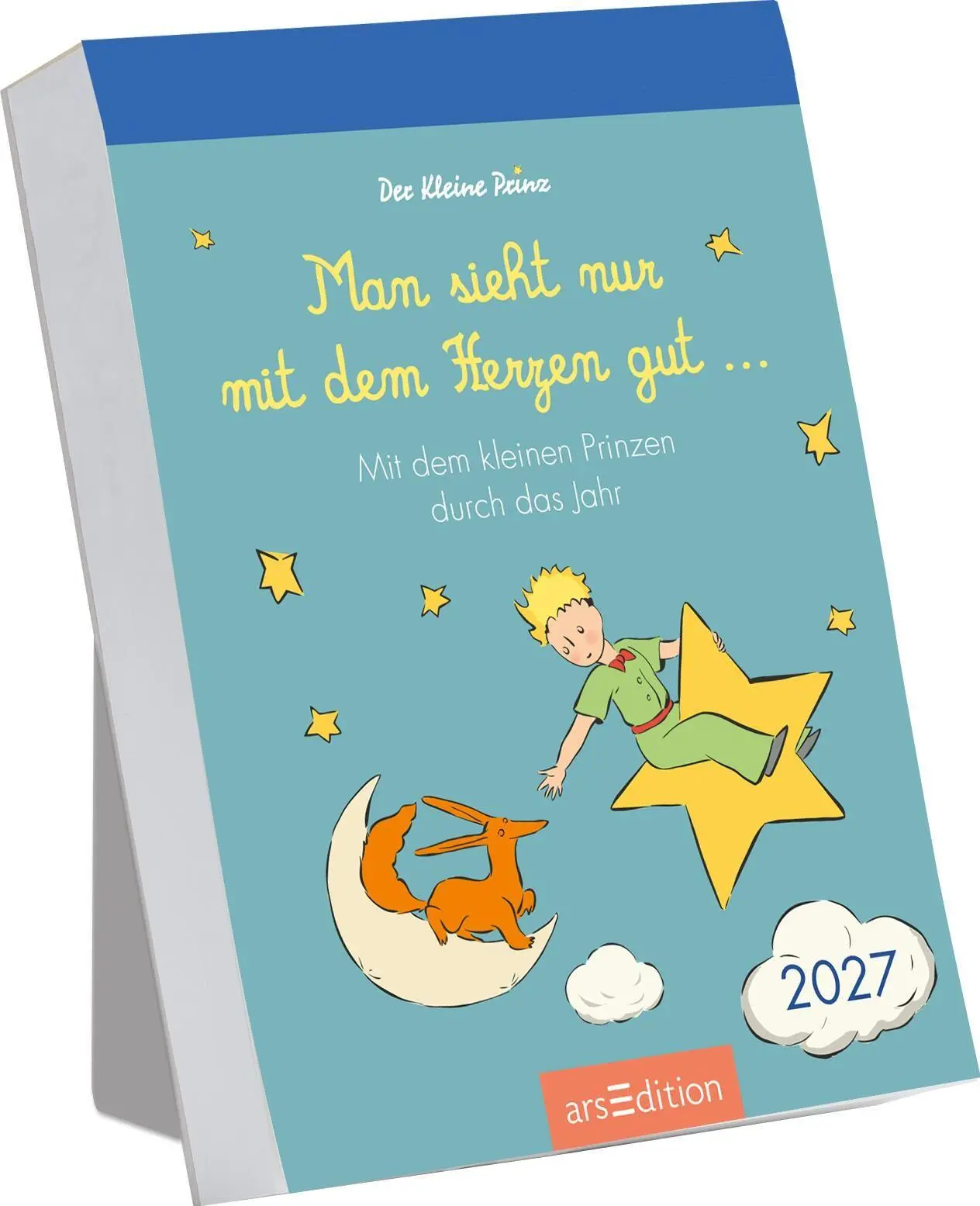 Cover: 4014489139430 | Abreißkalender Man sieht nur mit dem Herzen gut 2027 | Saint-Exupéry