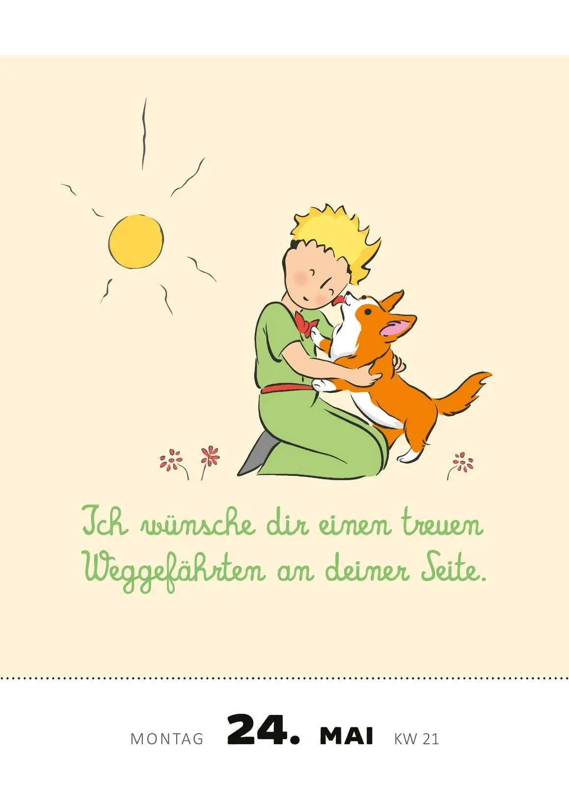 Bild: 4014489139430 | Abreißkalender Man sieht nur mit dem Herzen gut 2027 | Saint-Exupéry