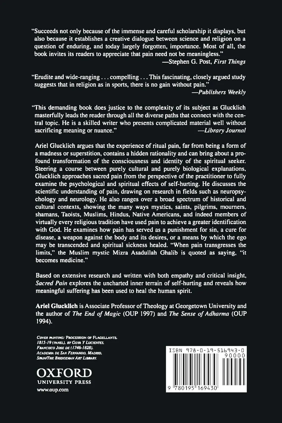 Rückseite: 9780195169430 | Sacred Pain | Hurting the Body for the Sake of the Soul | Glucklich