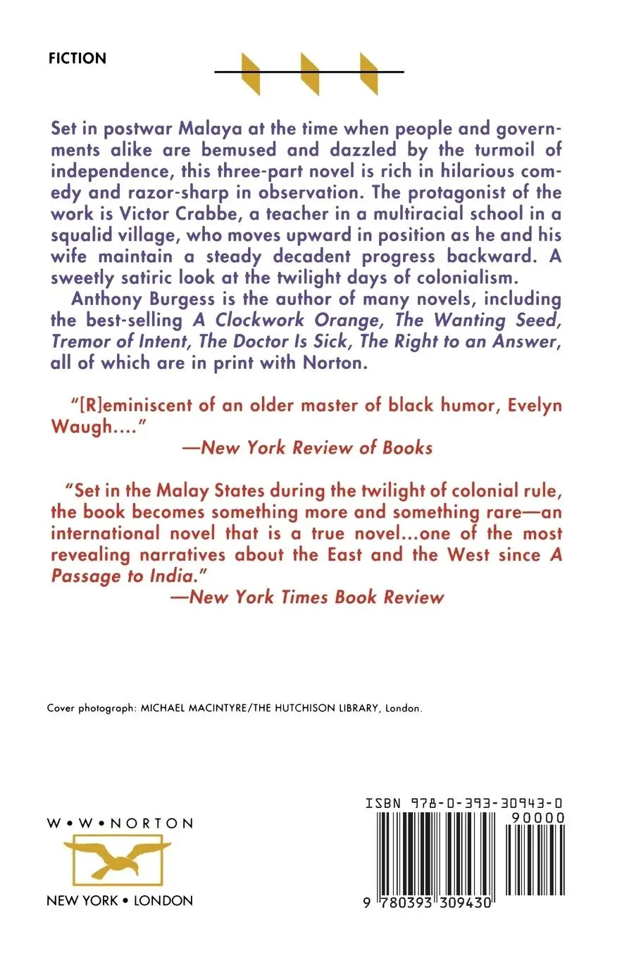 Rückseite: 9780393309430 | The Long Day Wanes | A Malayan Trilogy | Anthony Burgess | Taschenbuch