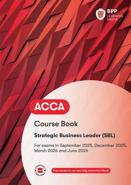 Cover: 9781509749430 | ACCA Strategic Business Leader | Course Book | Bpp Learning Media