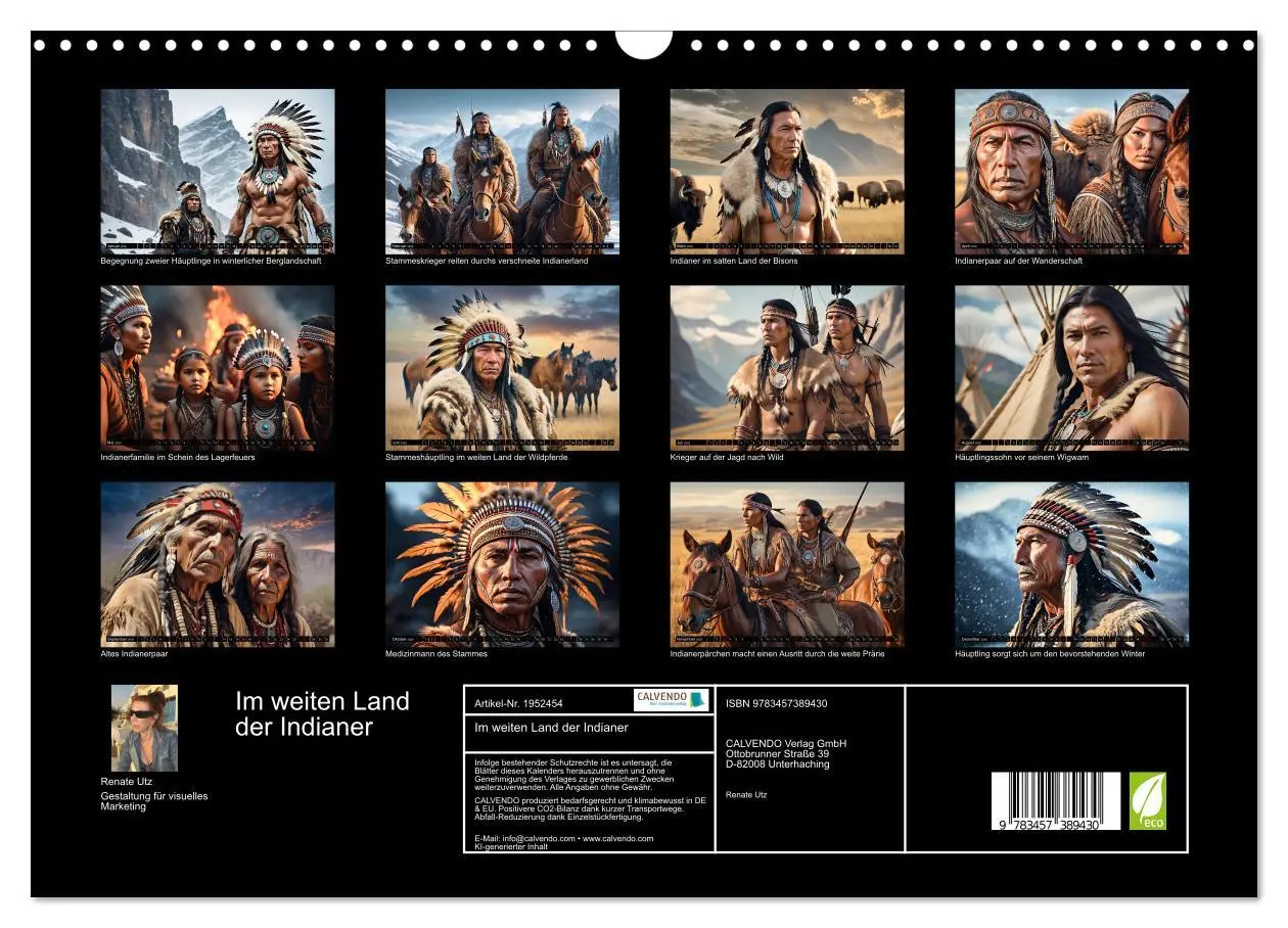 Bild: 9783457389430 | Im weiten Land der Indianer (Wandkalender 2026 DIN A3 quer),...