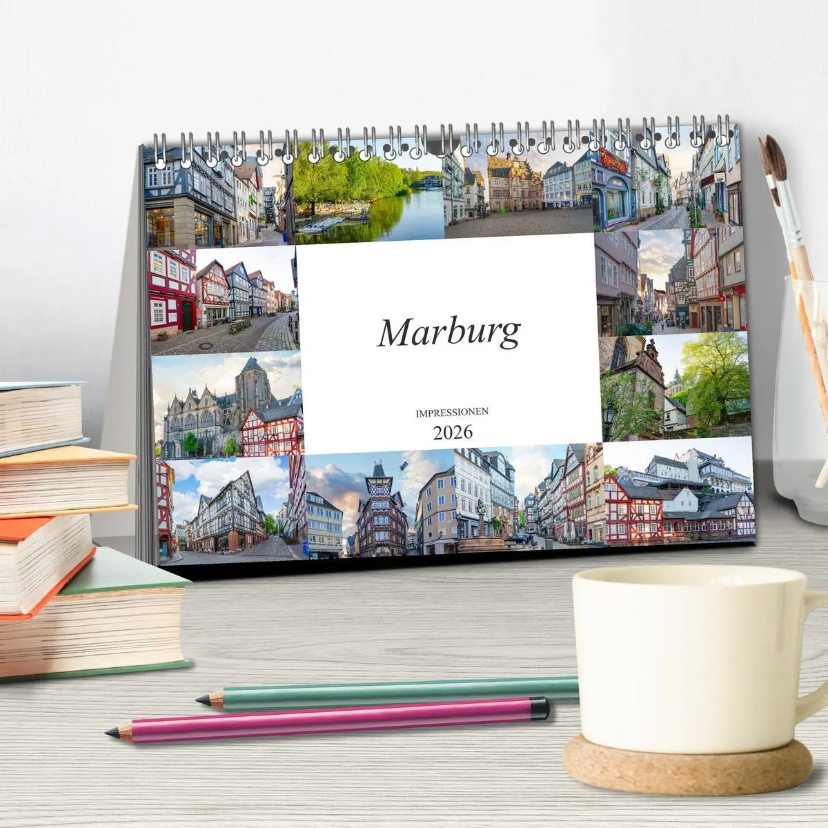 Bild: 9783457699430 | Marburg Impressionen (Tischkalender 2026 DIN A5 quer), CALVENDO...