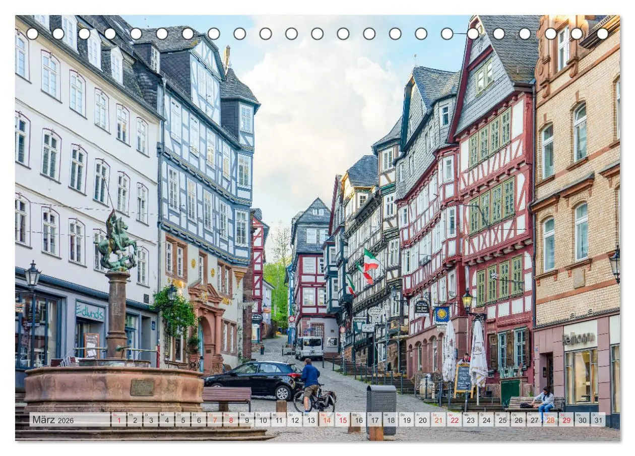 Bild: 9783457699430 | Marburg Impressionen (Tischkalender 2026 DIN A5 quer), CALVENDO...