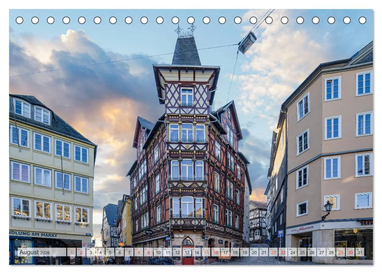 Bild: 9783457699430 | Marburg Impressionen (Tischkalender 2026 DIN A5 quer), CALVENDO...