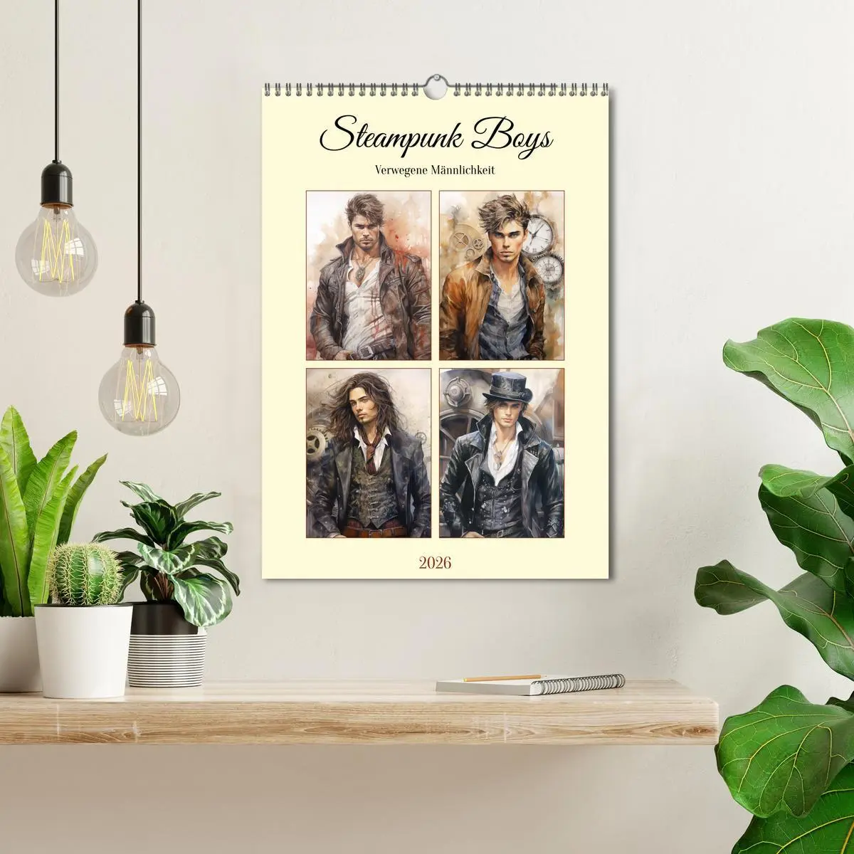Bild: 9783516309430 | Steampunk Boys. Verwegene Männlichkeit (Wandkalender 2026 DIN A3...