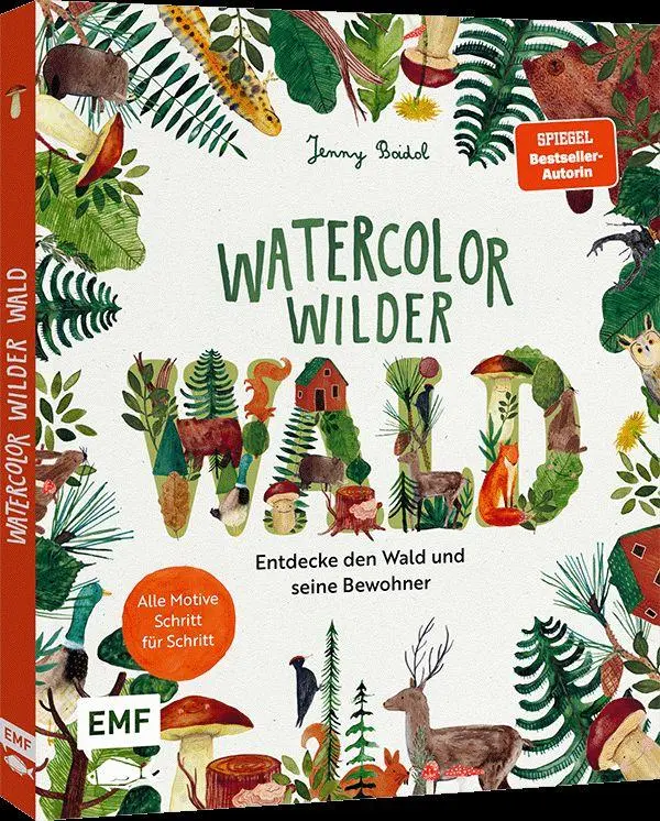 Cover: 9783745929430 | Watercolor - Wilder Wald | Jenny Boidol | Taschenbuch | 128 S. | 2026