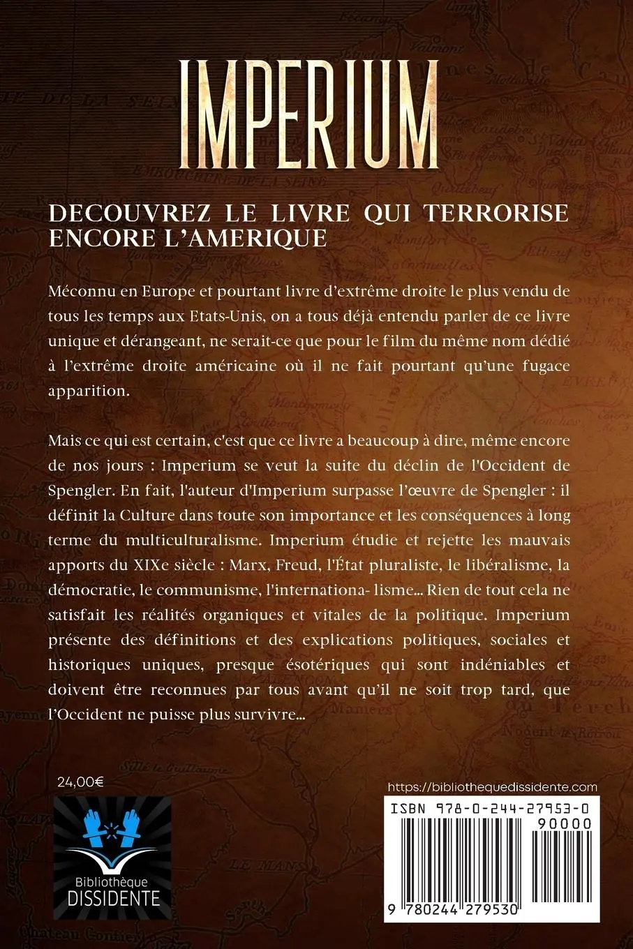 Rückseite: 9780244279530 | Imperium | Francis Parker Yockey | Taschenbuch | Französisch | 2020