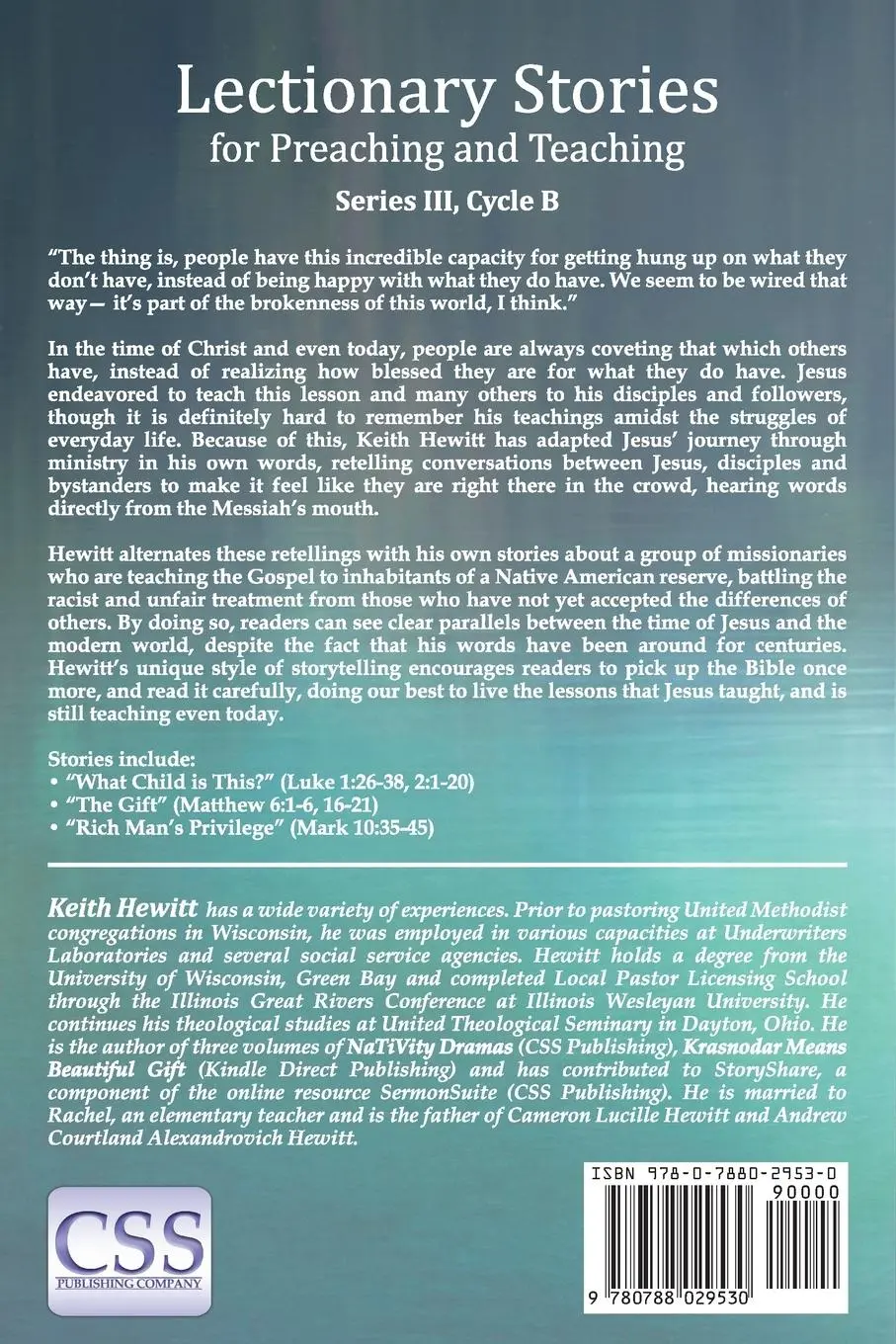 Rückseite: 9780788029530 | Lectionary Stories for Preaching and Teaching | Series III, Cycle B