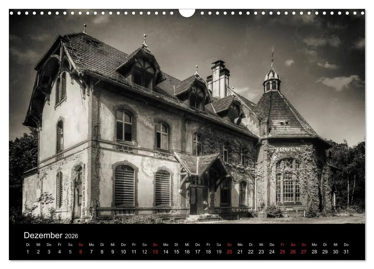 Bild: 9783457999530 | Lost Places Geisterhäuser (Wandkalender 2026 DIN A3 quer), CALVENDO...