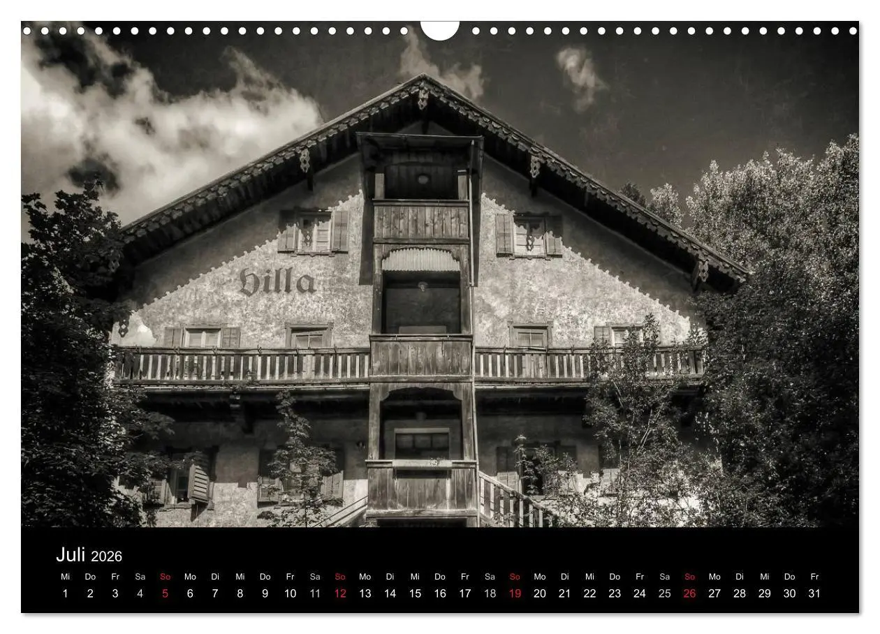 Bild: 9783457999530 | Lost Places Geisterhäuser (Wandkalender 2026 DIN A3 quer), CALVENDO...