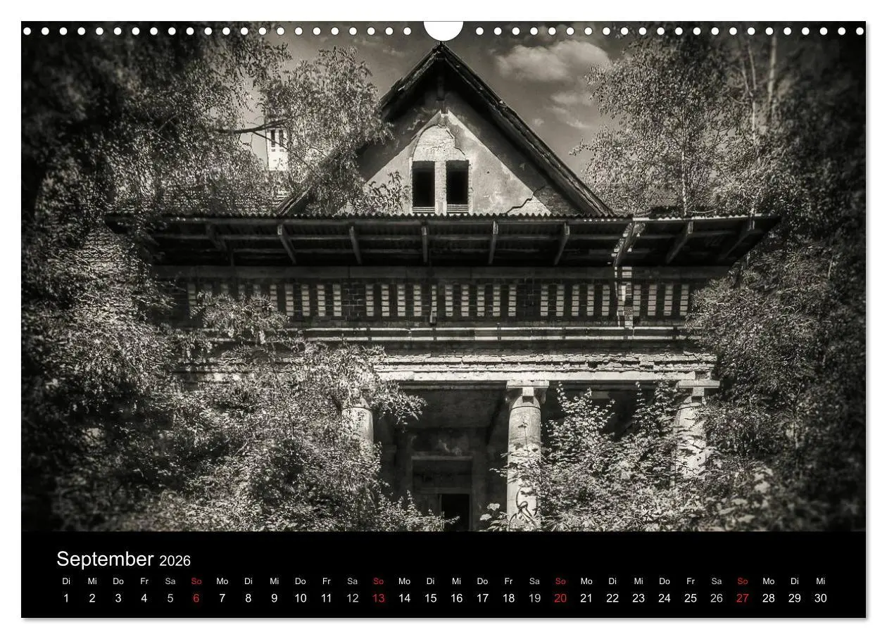 Bild: 9783457999530 | Lost Places Geisterhäuser (Wandkalender 2026 DIN A3 quer), CALVENDO...