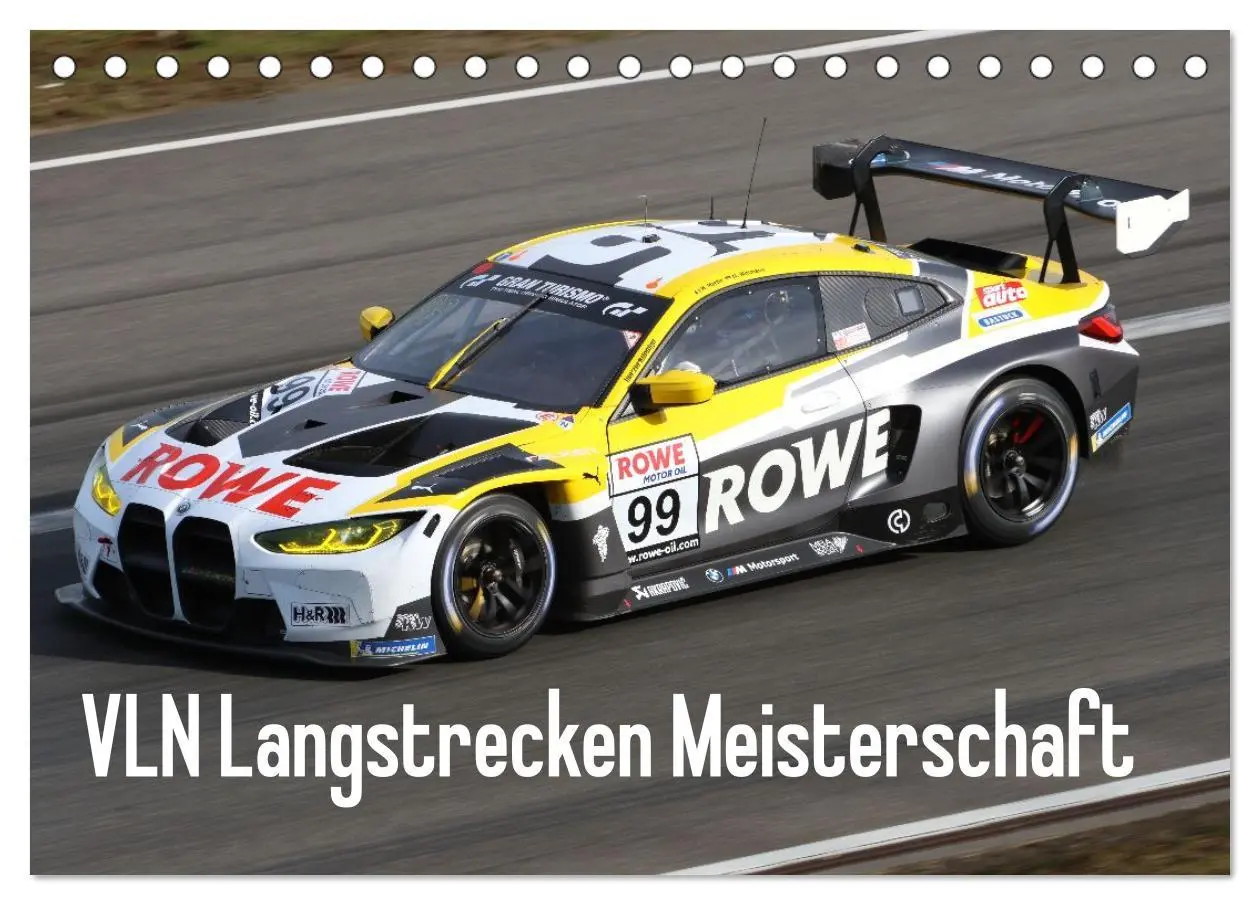 Cover: 9783516229530 | VLN Langstrecken Meisterschaft (Tischkalender 2026 DIN A5 quer),...