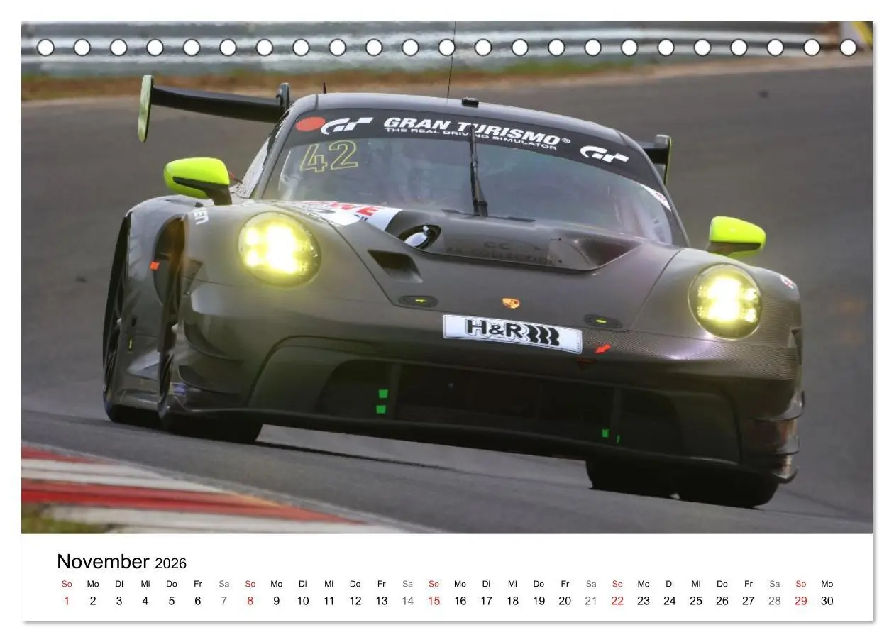 Bild: 9783516229530 | VLN Langstrecken Meisterschaft (Tischkalender 2026 DIN A5 quer),...