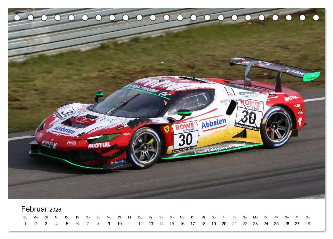 Bild: 9783516229530 | VLN Langstrecken Meisterschaft (Tischkalender 2026 DIN A5 quer),...