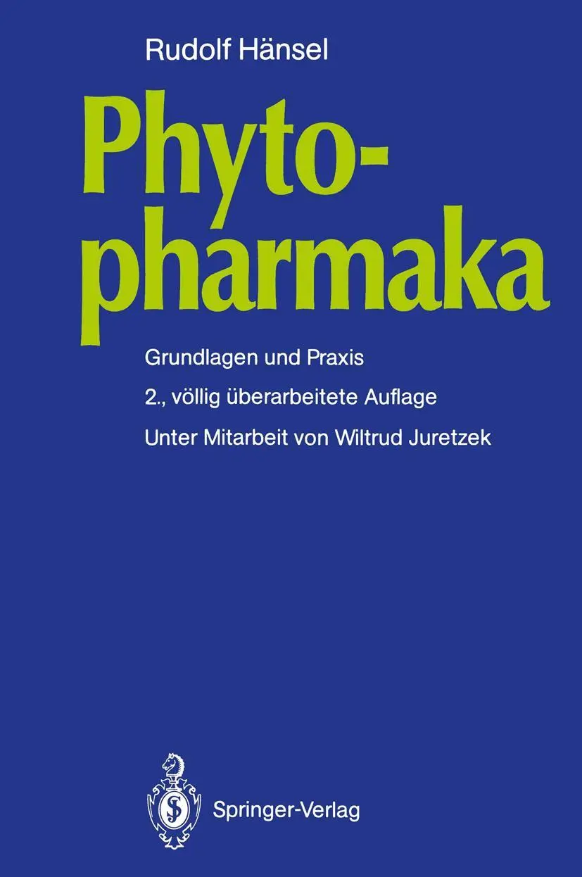 Cover: 9783540509530 | Phytopharmaka | Grundlagen und Praxis | Rudolf Hänsel | Taschenbuch
