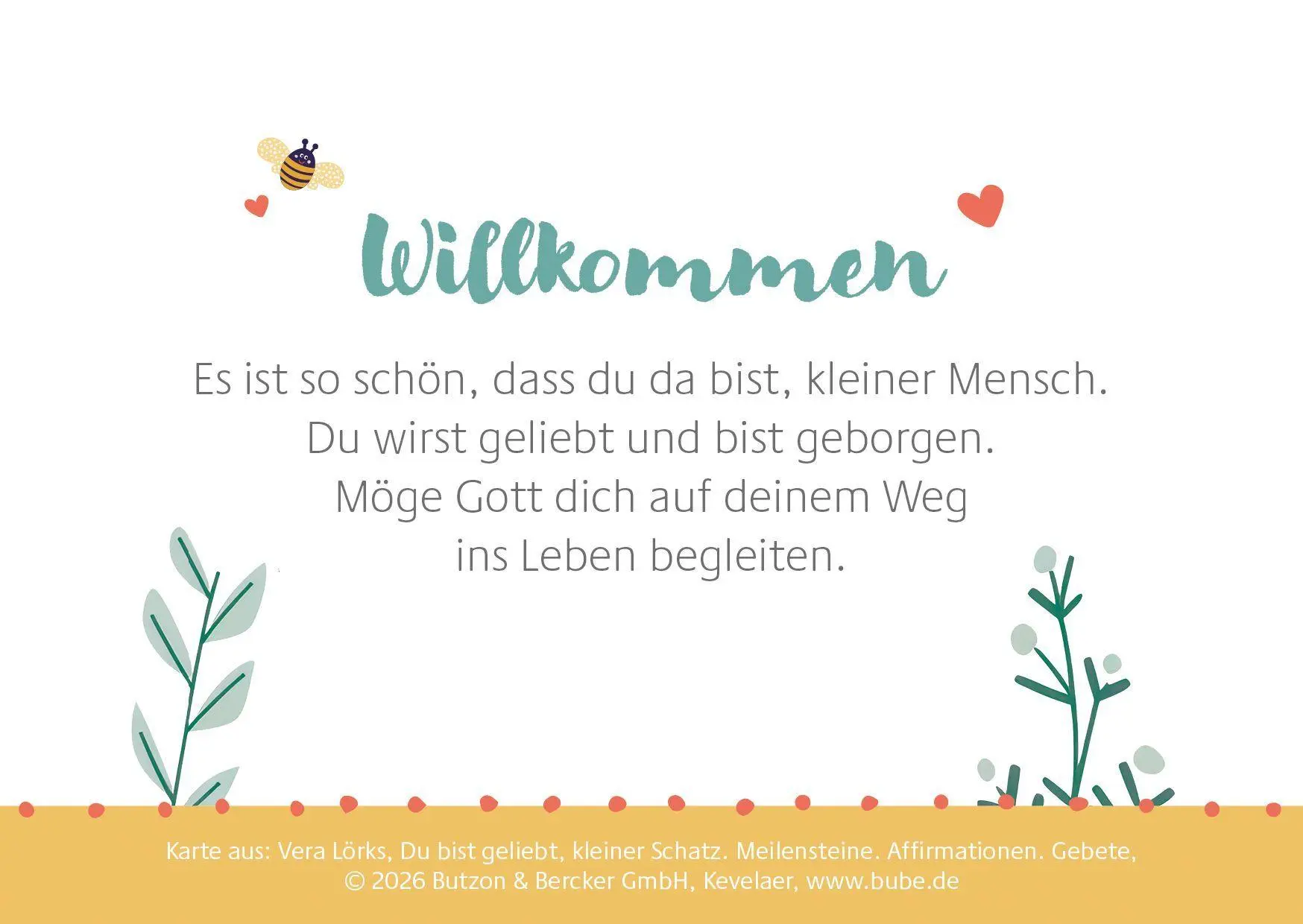 Bild: 9783766639530 | Du bist geliebt, kleiner Schatz | Vera Lörks | Loseblatt | 50 S.