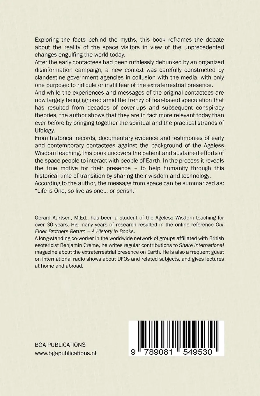 Rückseite: 9789081549530 | Here to Help | UFOs and the Space Brothers | Gerard Aartsen | Buch