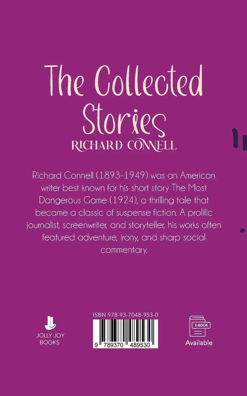 Rückseite: 9789370489530 | The Collected Stories of Richard Connell | Richard Connell | Buch