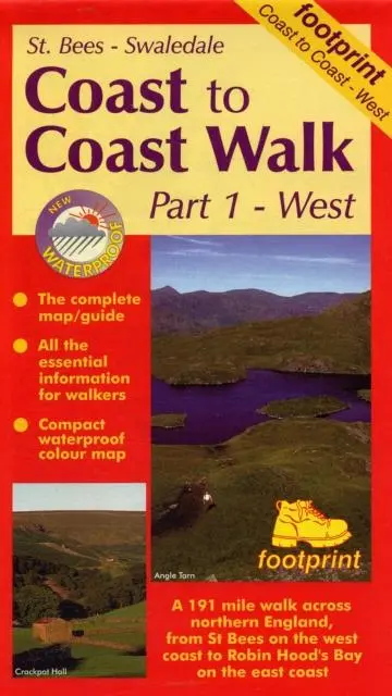 Cover: 9781871149630 | Coast to Coast Walk | Footprint | (Land-)Karte | Karte/Landkarte