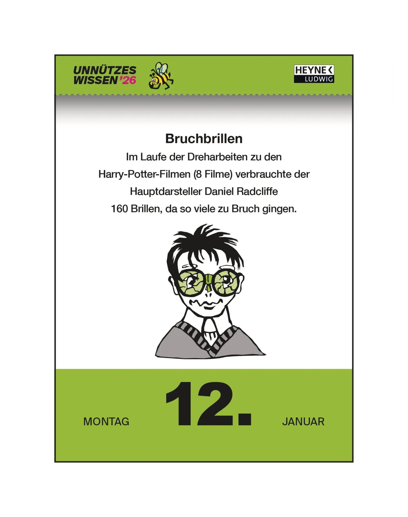 Bild: 9783453239630 | Unnützes Wissen 2026 | Christian Wolf | Kalender | 368 S. | Deutsch