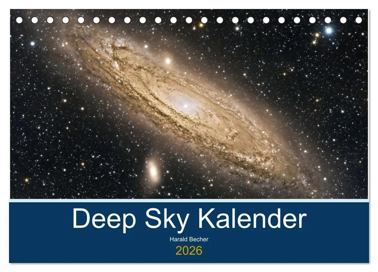 Cover: 9783457439630 | Deep Sky Kalender (Tischkalender 2026 DIN A5 quer), CALVENDO...