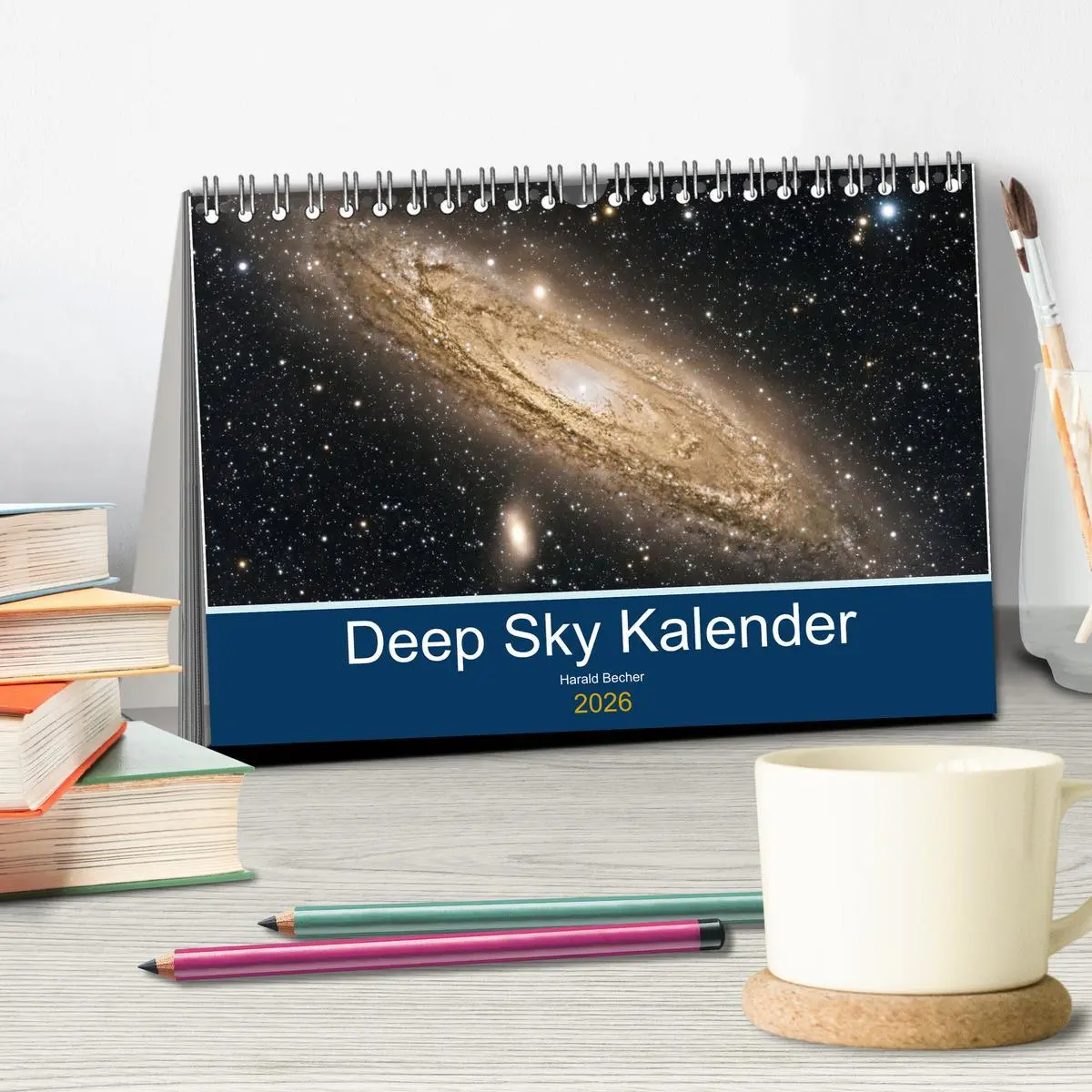 Bild: 9783457439630 | Deep Sky Kalender (Tischkalender 2026 DIN A5 quer), CALVENDO...