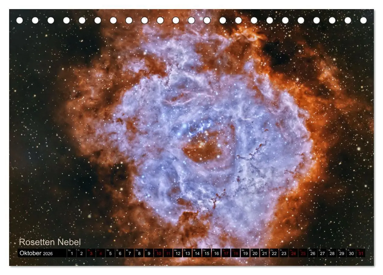 Bild: 9783457439630 | Deep Sky Kalender (Tischkalender 2026 DIN A5 quer), CALVENDO...