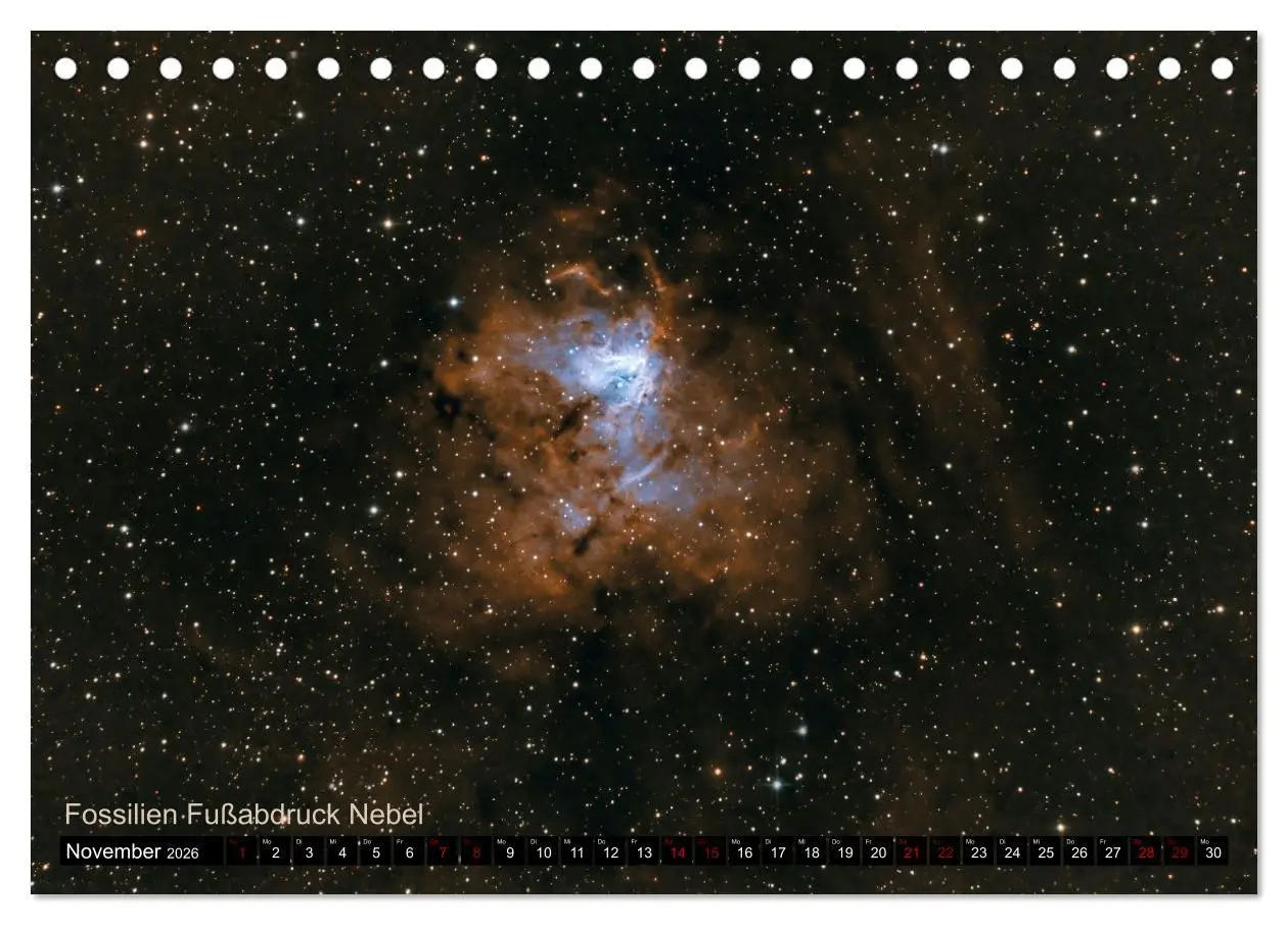 Bild: 9783457439630 | Deep Sky Kalender (Tischkalender 2026 DIN A5 quer), CALVENDO...