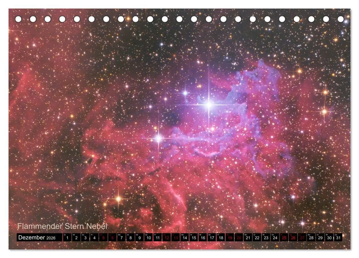 Bild: 9783457439630 | Deep Sky Kalender (Tischkalender 2026 DIN A5 quer), CALVENDO...